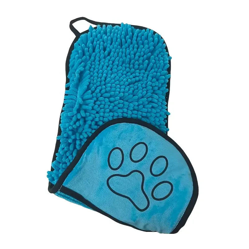 Pawlio badhanddoek voor honden & katten – Sneldrogende chenille handdoek