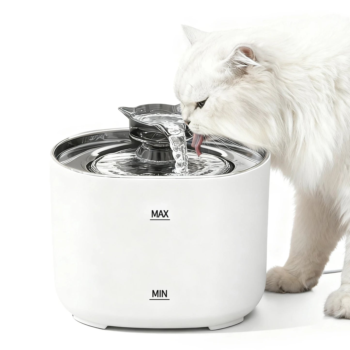 🐾 Pawlio drinkfontein voor katten – 2,2L USB elektrisch, stil & automatisch met filter