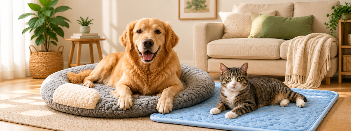 Pawlio comfort voor honden en katten met koelbed en koelmat