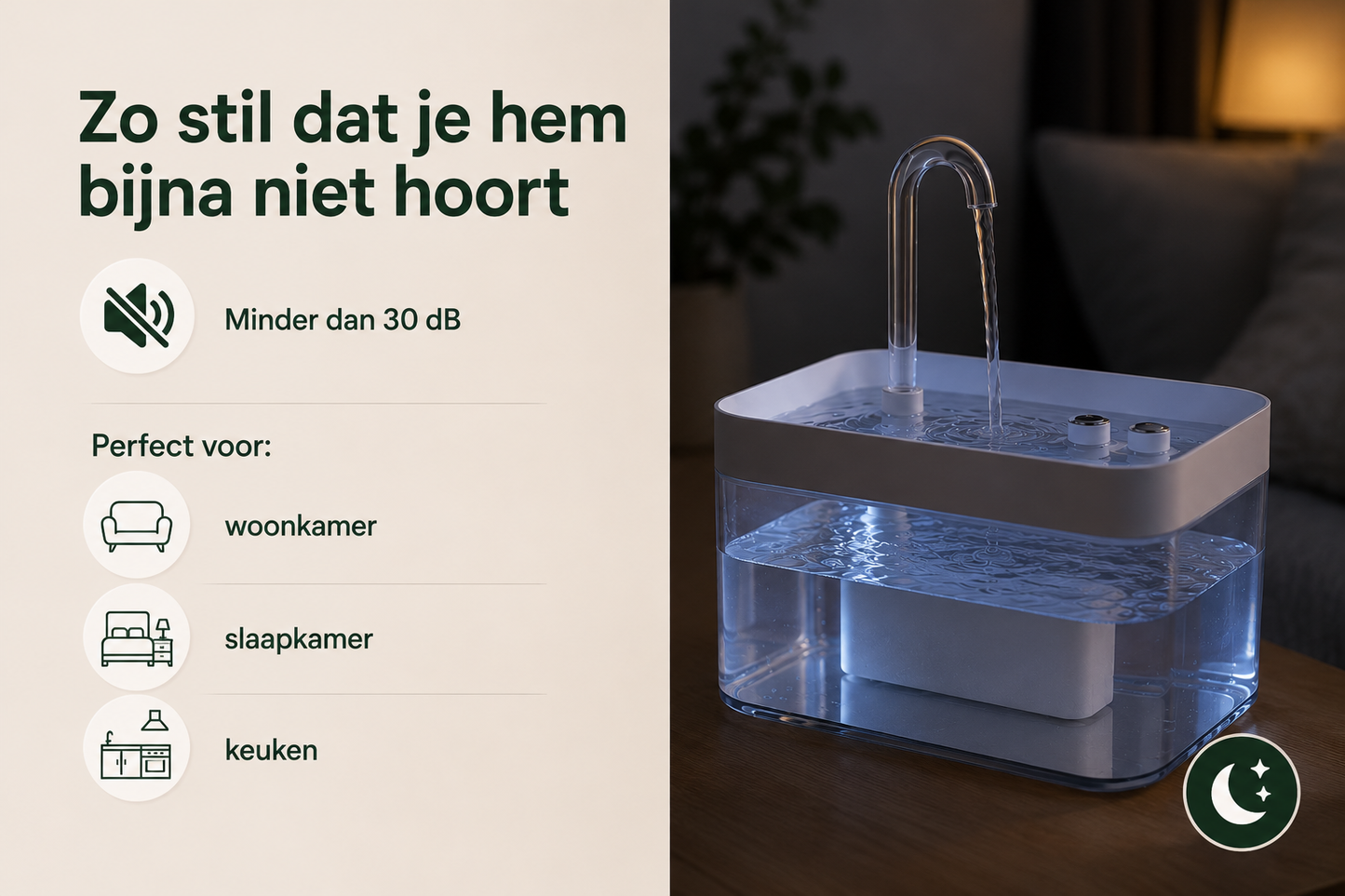 🐾 Pawlio Drinkfontein 1,5L voor katten & honden