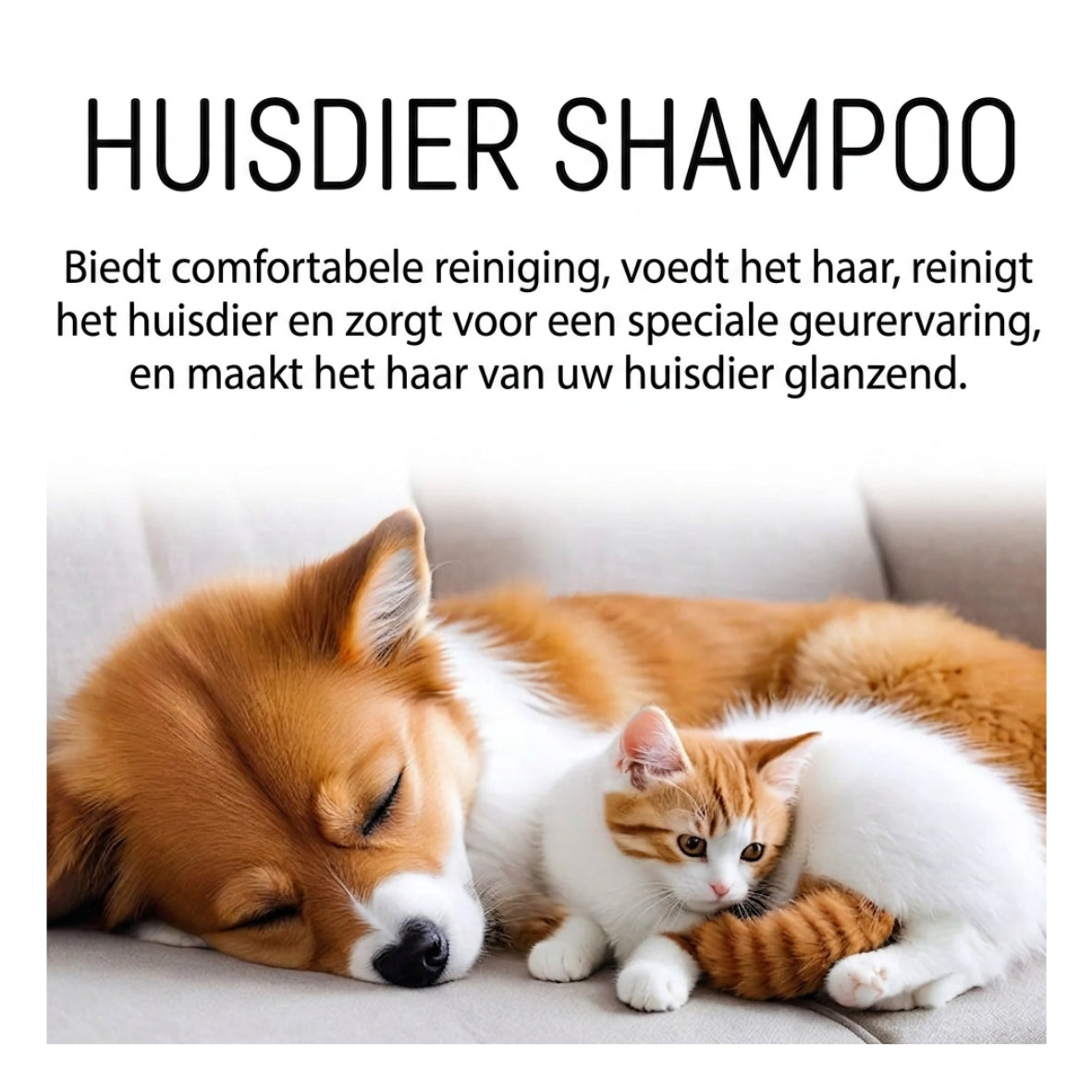 🐾 Hydraterende honden -en katten shampoo – Zachte reiniging en hydraterende verzorging voor een gezonde vacht